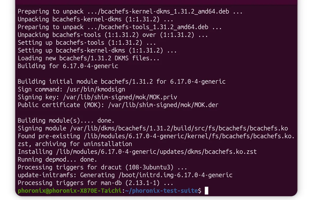 Bcachefs filesystem