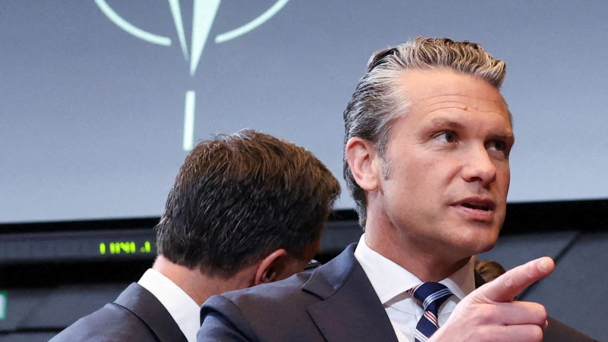 Hegseth at NATO roundtable