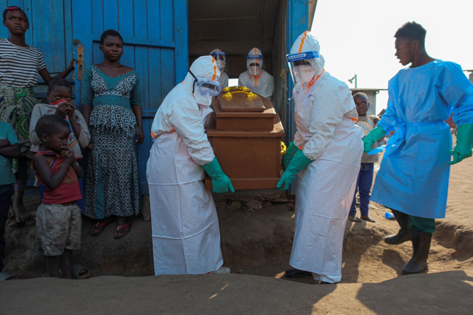 DRC displacement camp