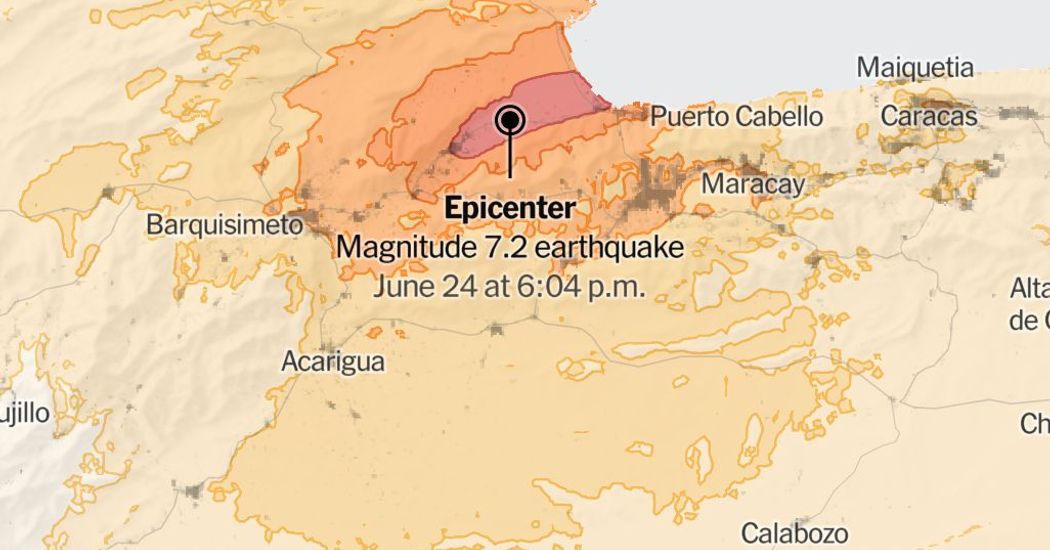 Venezuela struck by twin earthquakes as rescue efforts continue