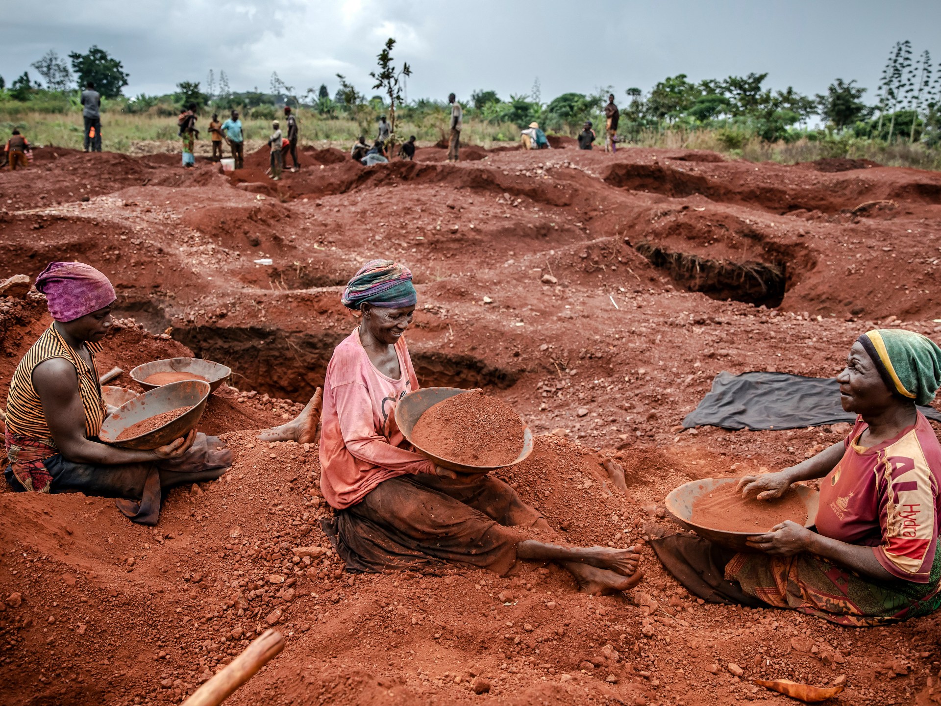 Gold mining in Africa