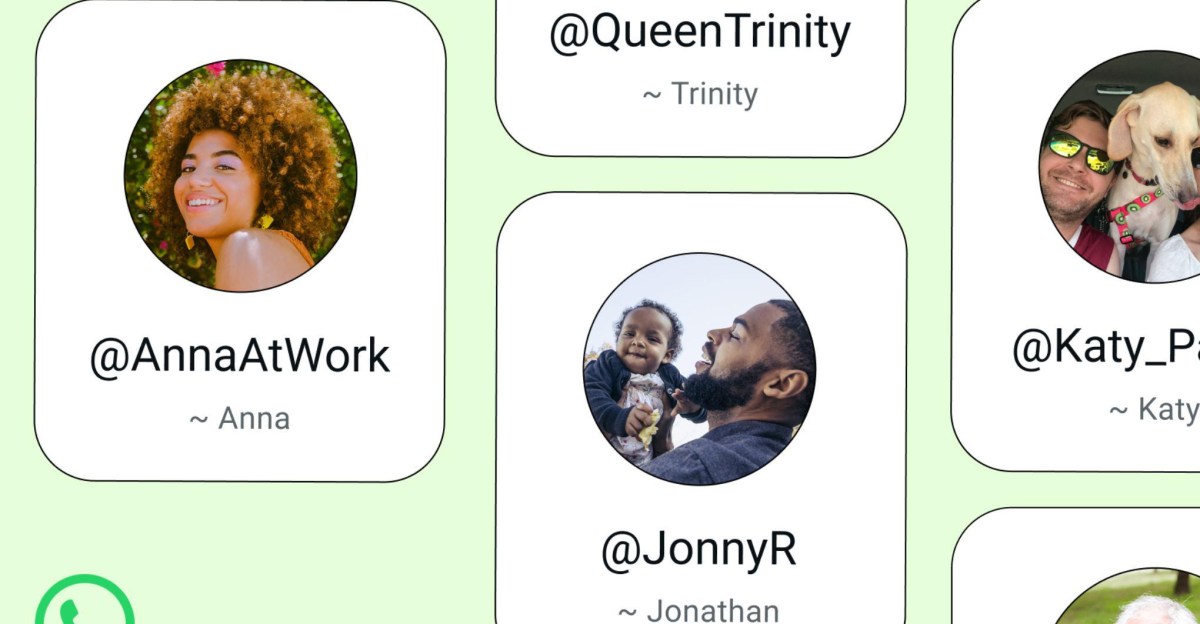 WhatsApp usernames