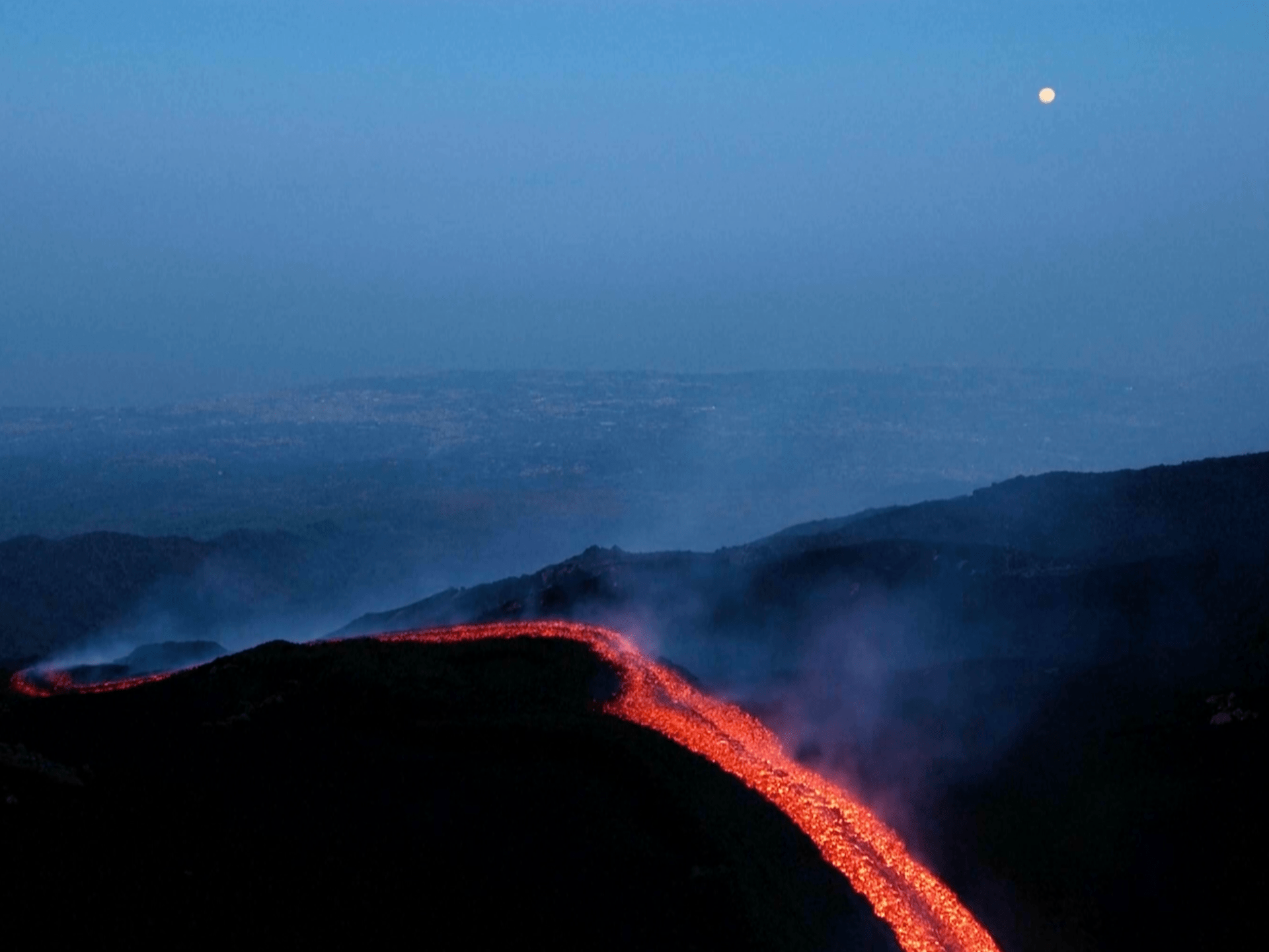 Mount Etna eruption