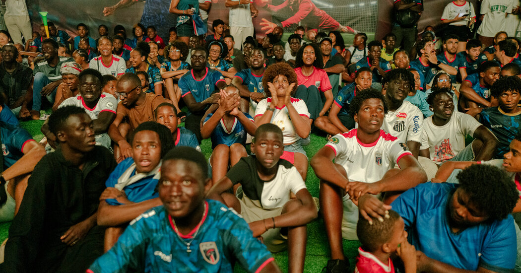 Cape Verde fans celebrate despite Argentina defeat