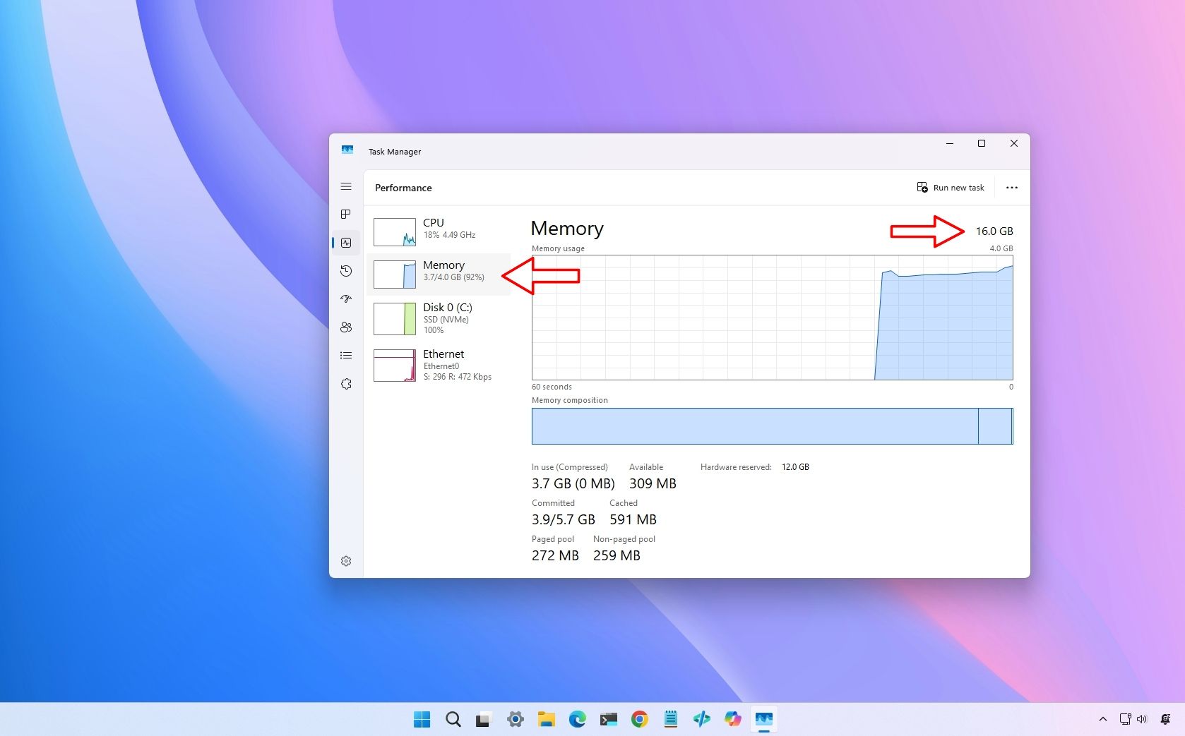 Windows 11 hidden RAM limit