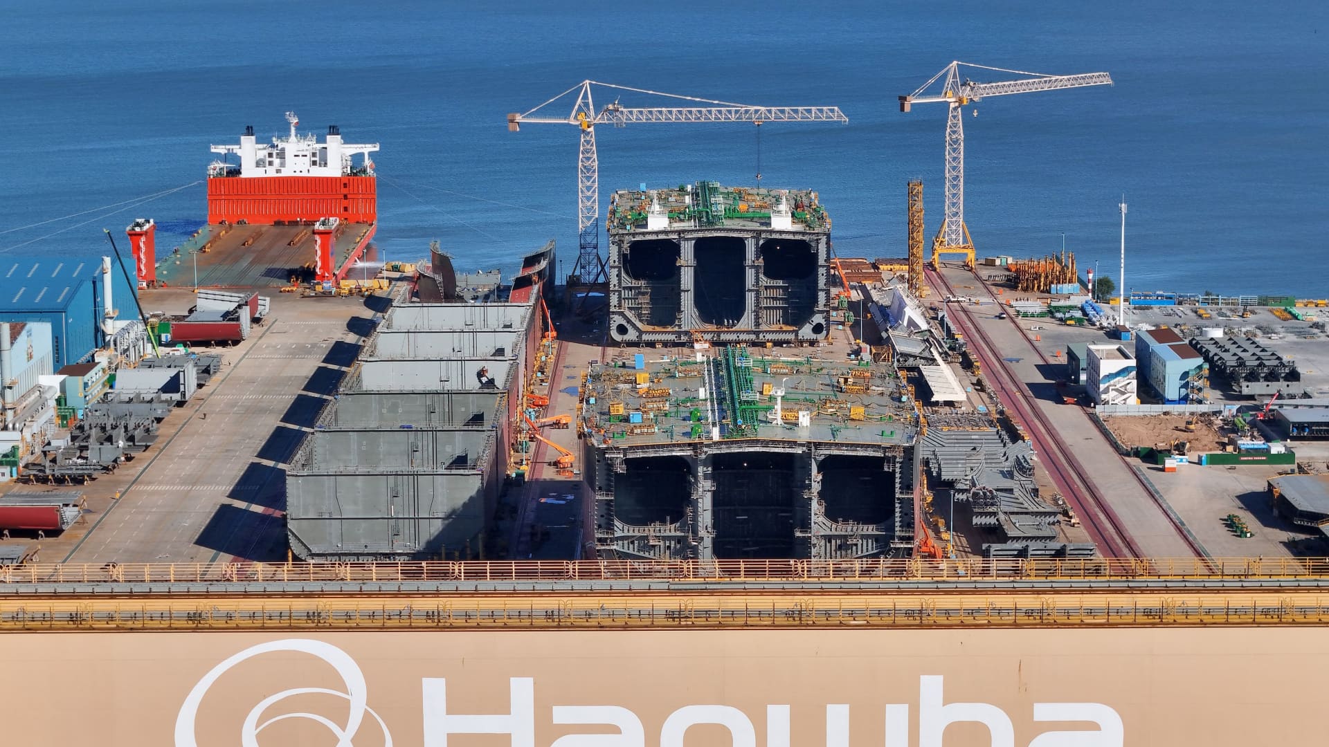 Hanwha Ocean submarine shipyard