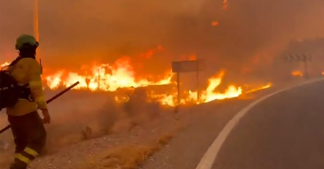 Spain wildfire devastation