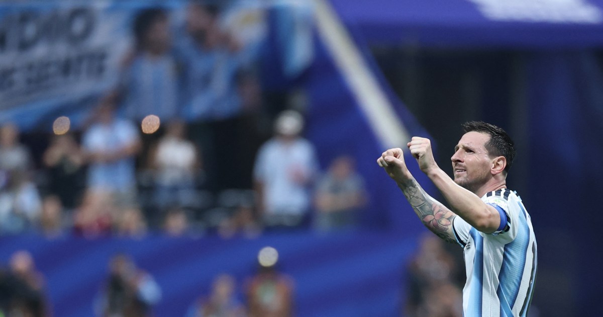 Argentina players at the World Cup