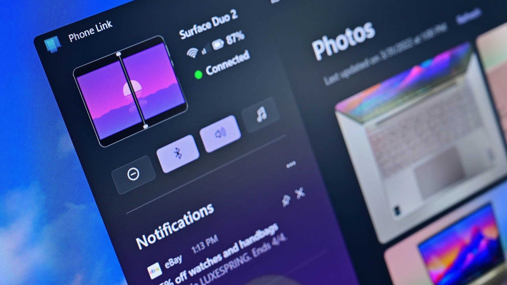 Windows 11 phone integration concept