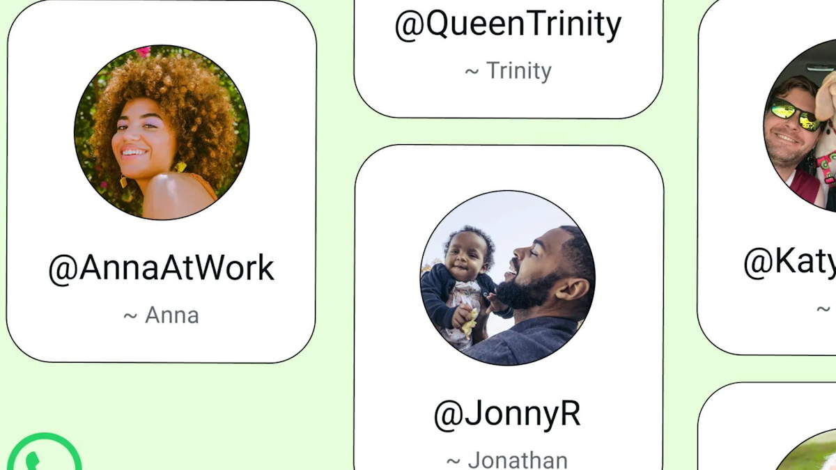 WhatsApp usernames