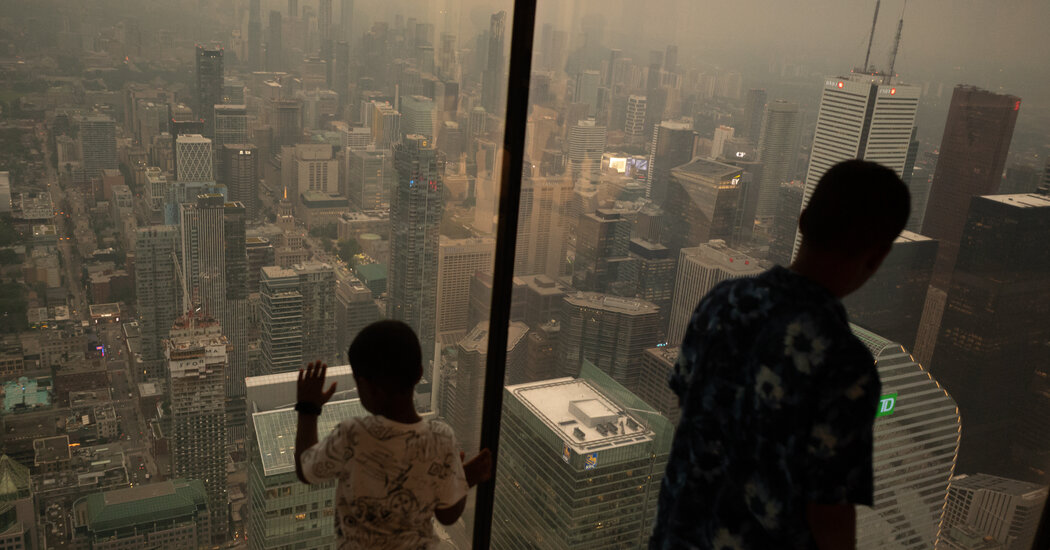North American wildfire smoke