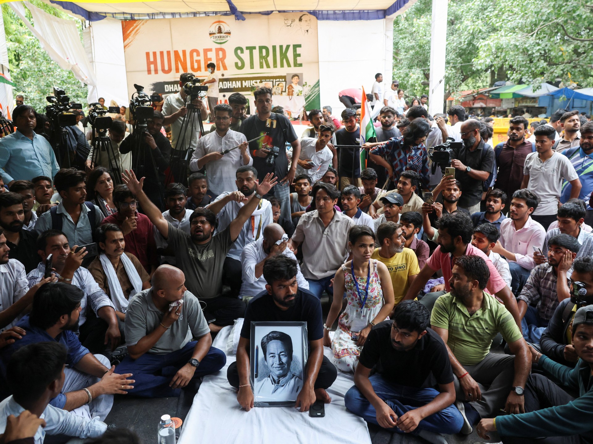 India Gen Z protesters demand march to parliament
