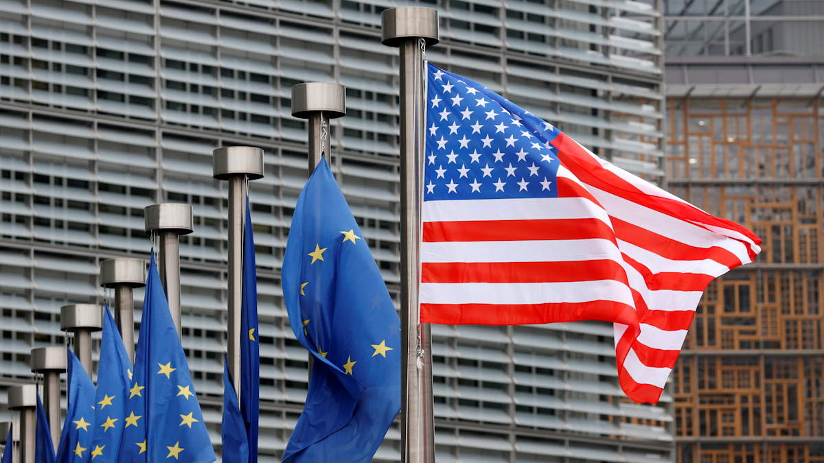 EU–US data-sharing deal illustration