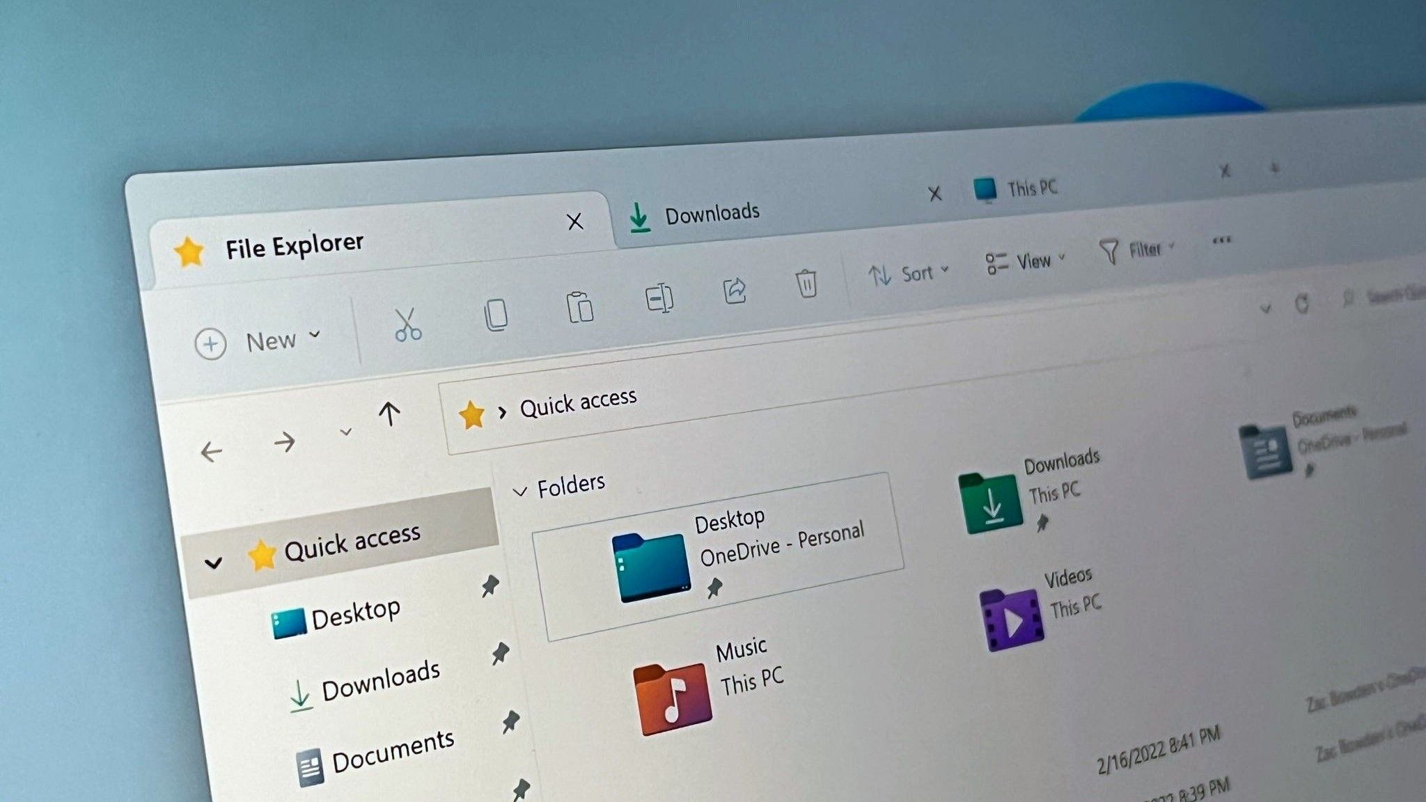 The new modernized File Explorer properties dialog in Windows 11