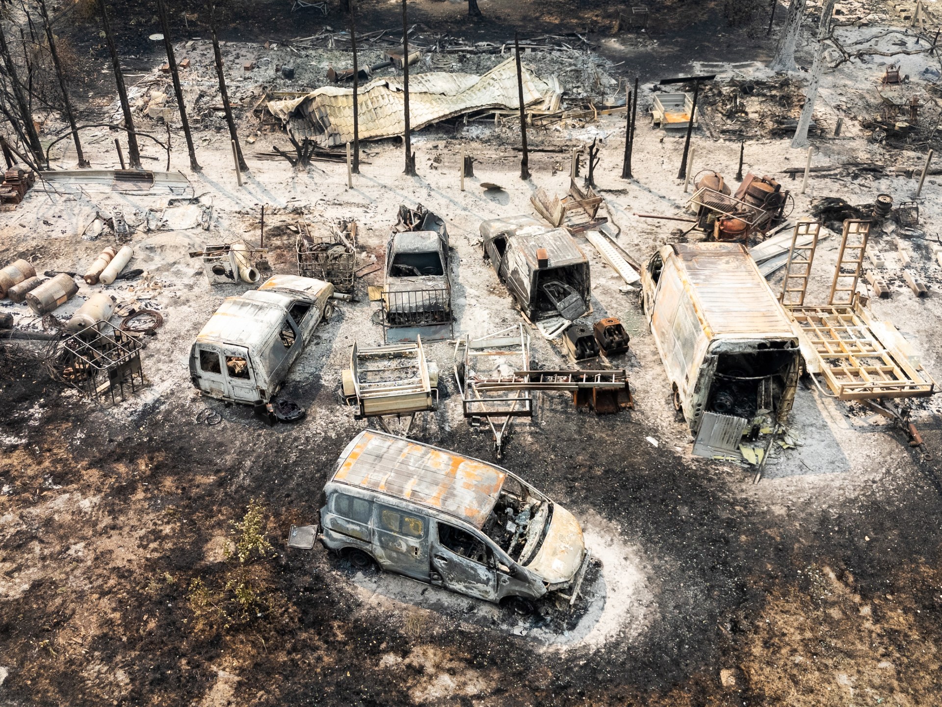 Wildfires in France