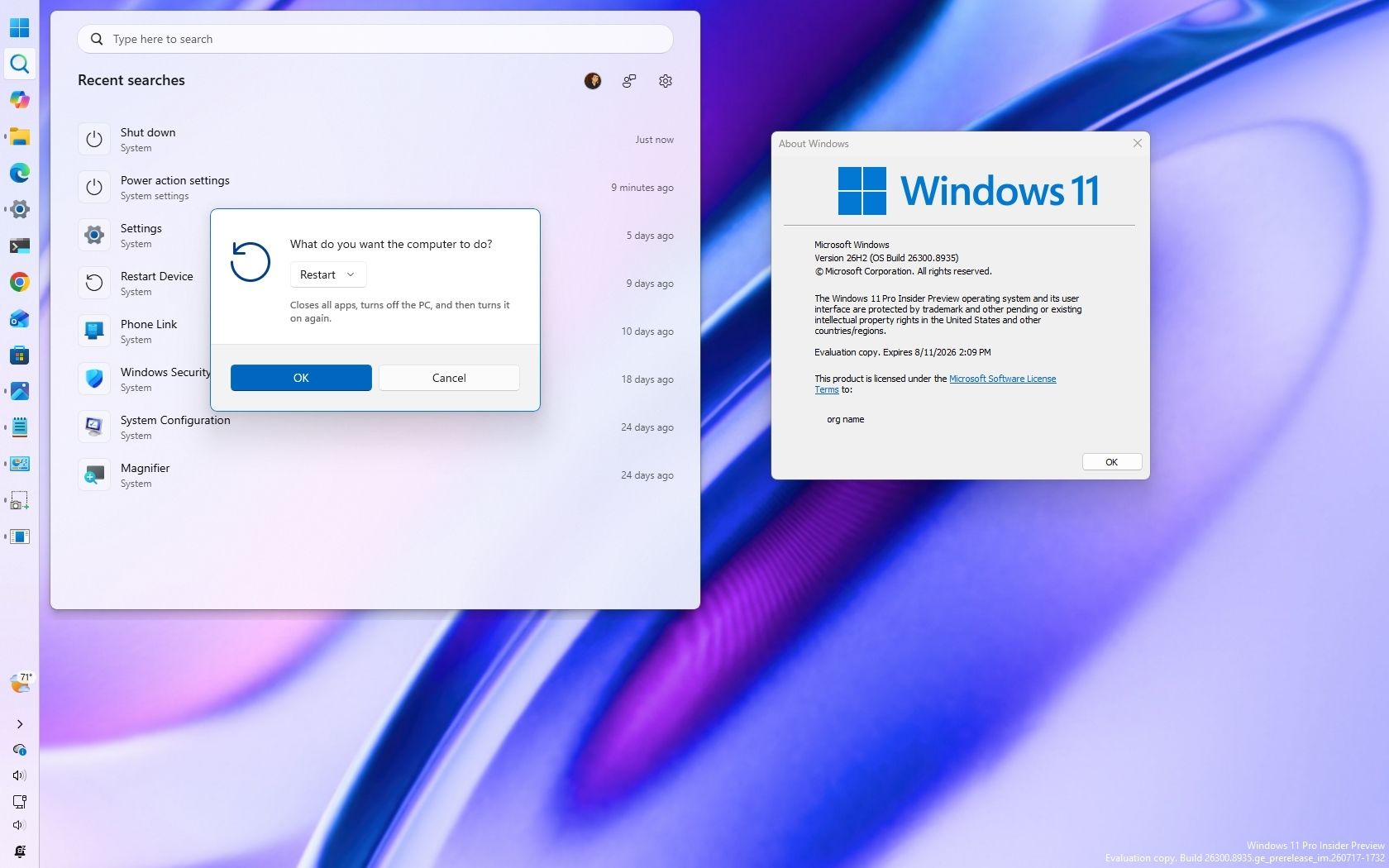 Windows 11 26H2 desktop changes