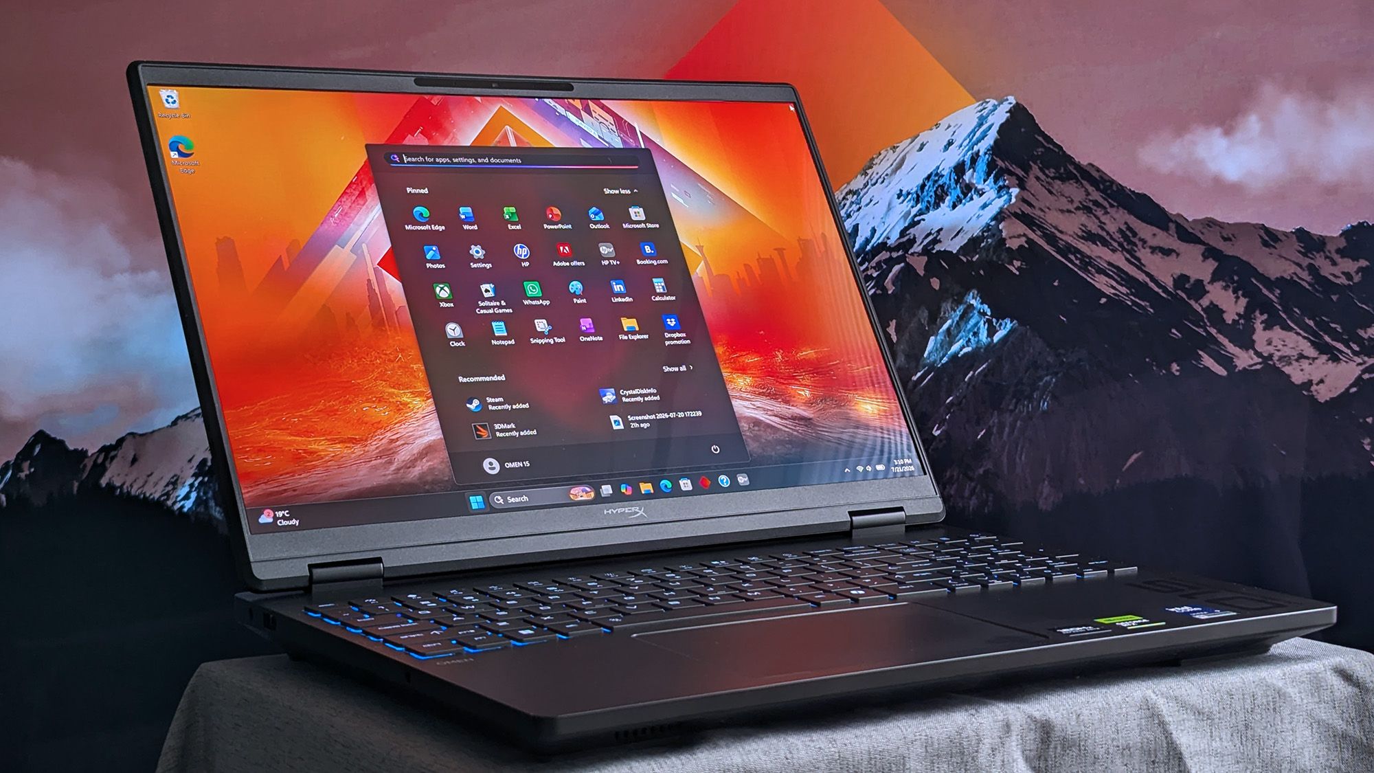 HyperX OMEN 15 gaming laptop