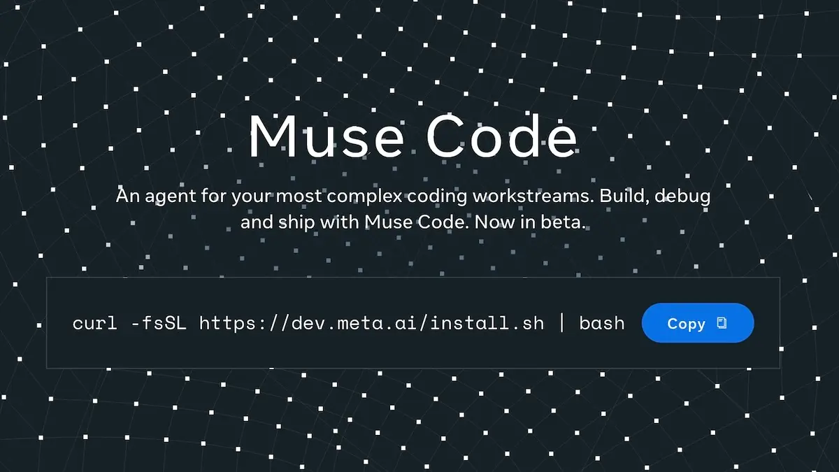 Meta Muse Code agent