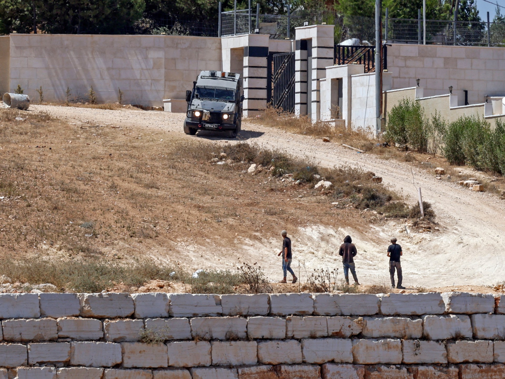 West Bank Palestinian village under Israeli settler siege