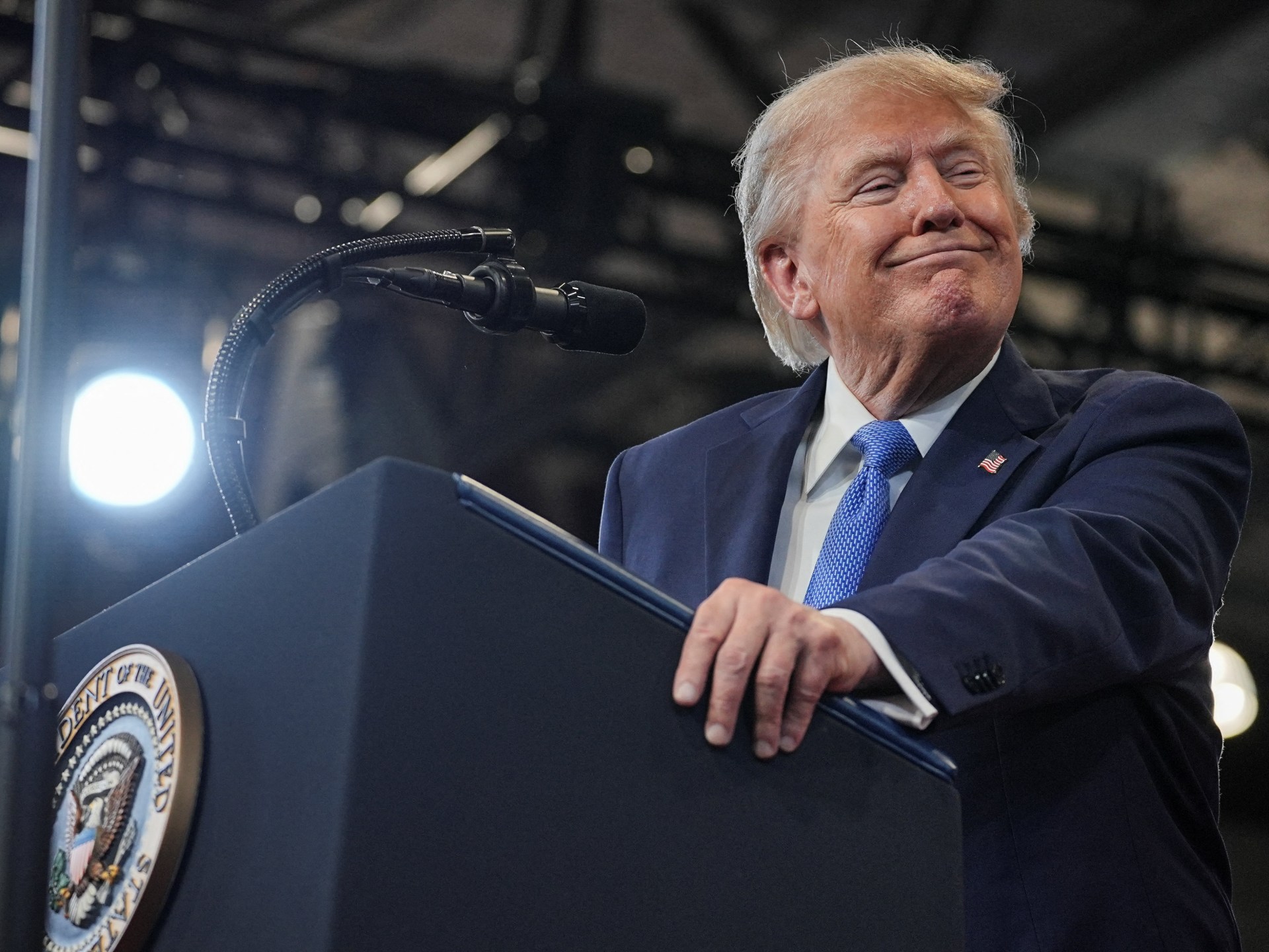 Trump administration steps up threats over strategic waterway