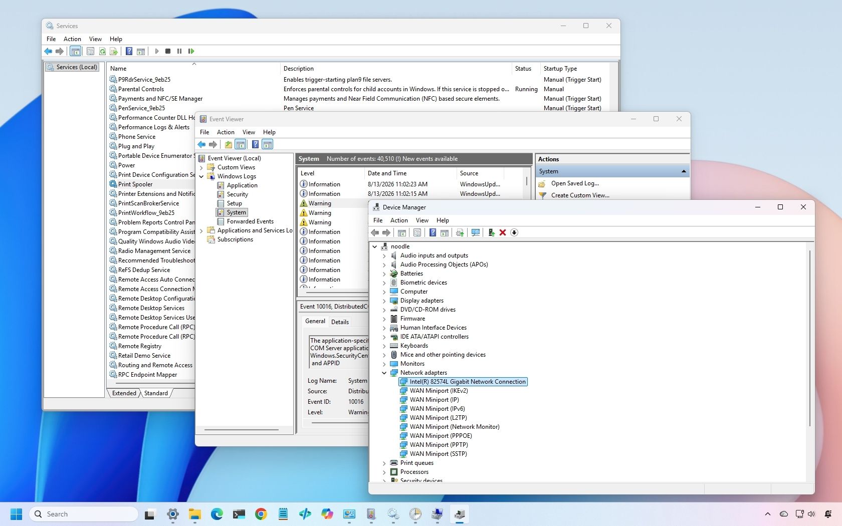 Windows 11 Device Manager interface modernization
