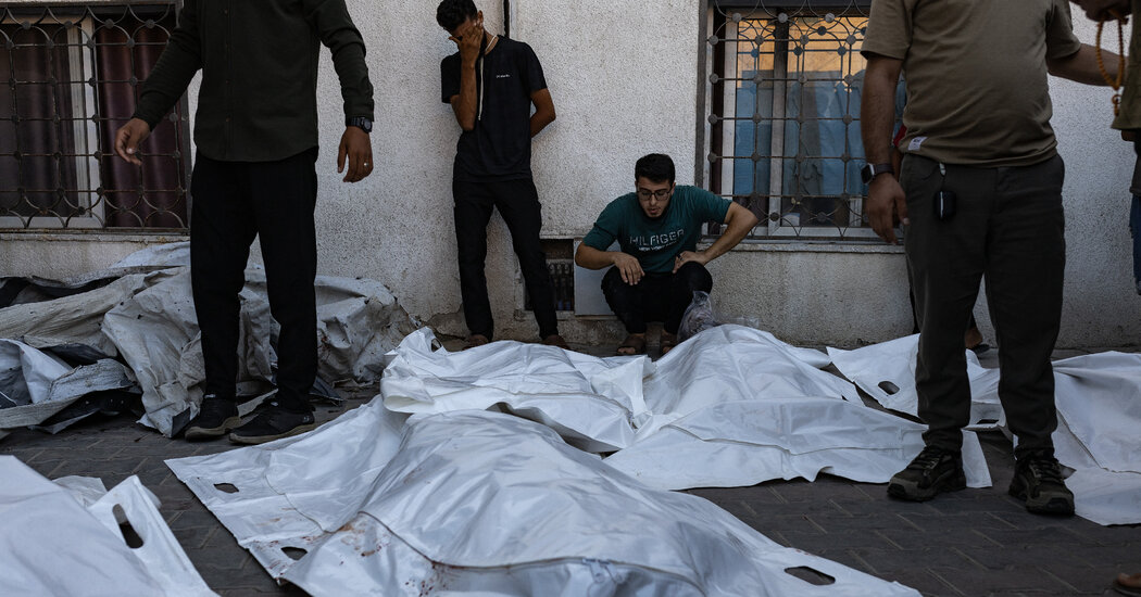 Gaza City damage from Israeli strike