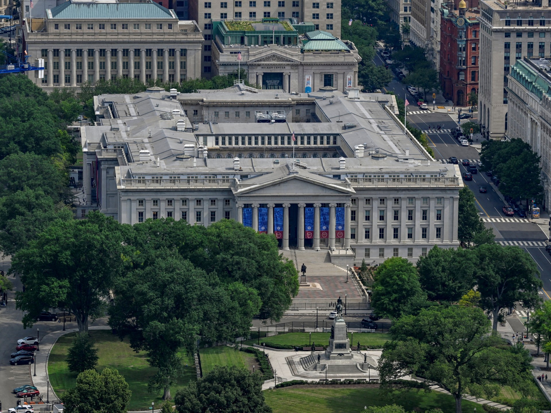 US Treasury building
