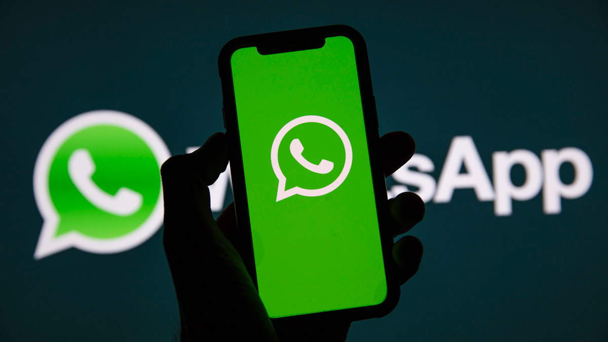 WhatsApp messaging interface