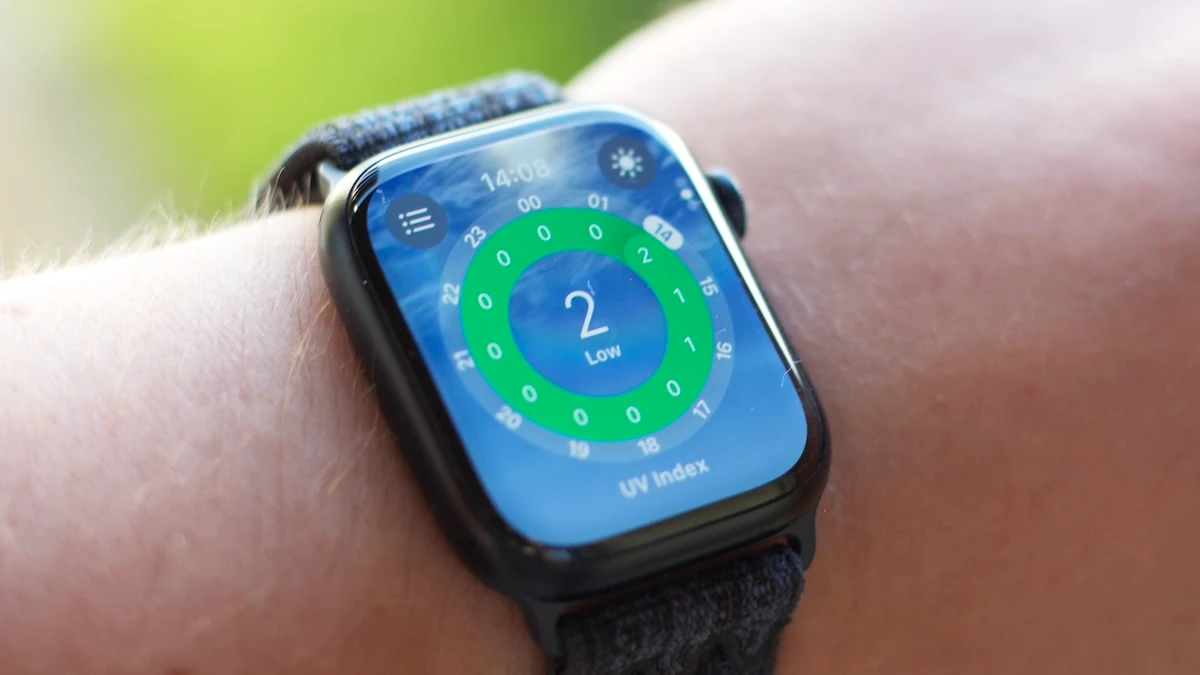 Apple Watch UV index display