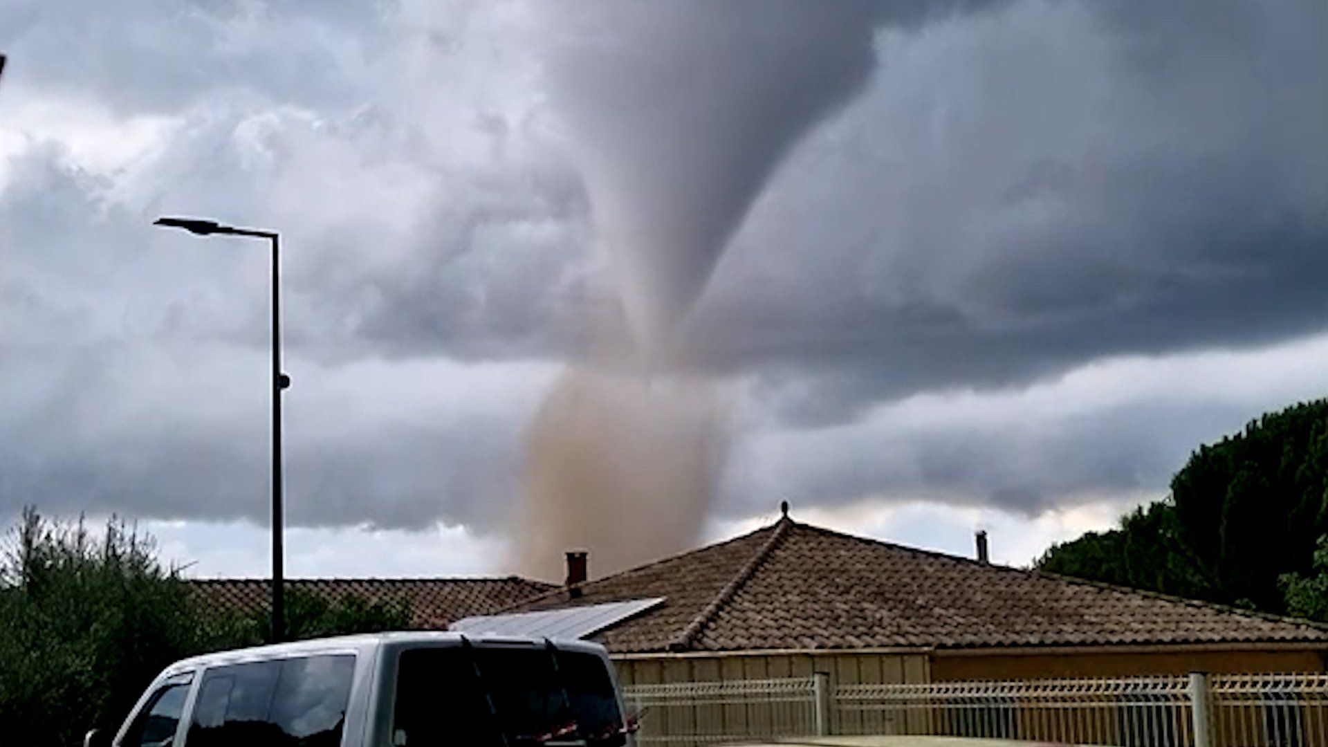 Tornado Near Carcassonne France