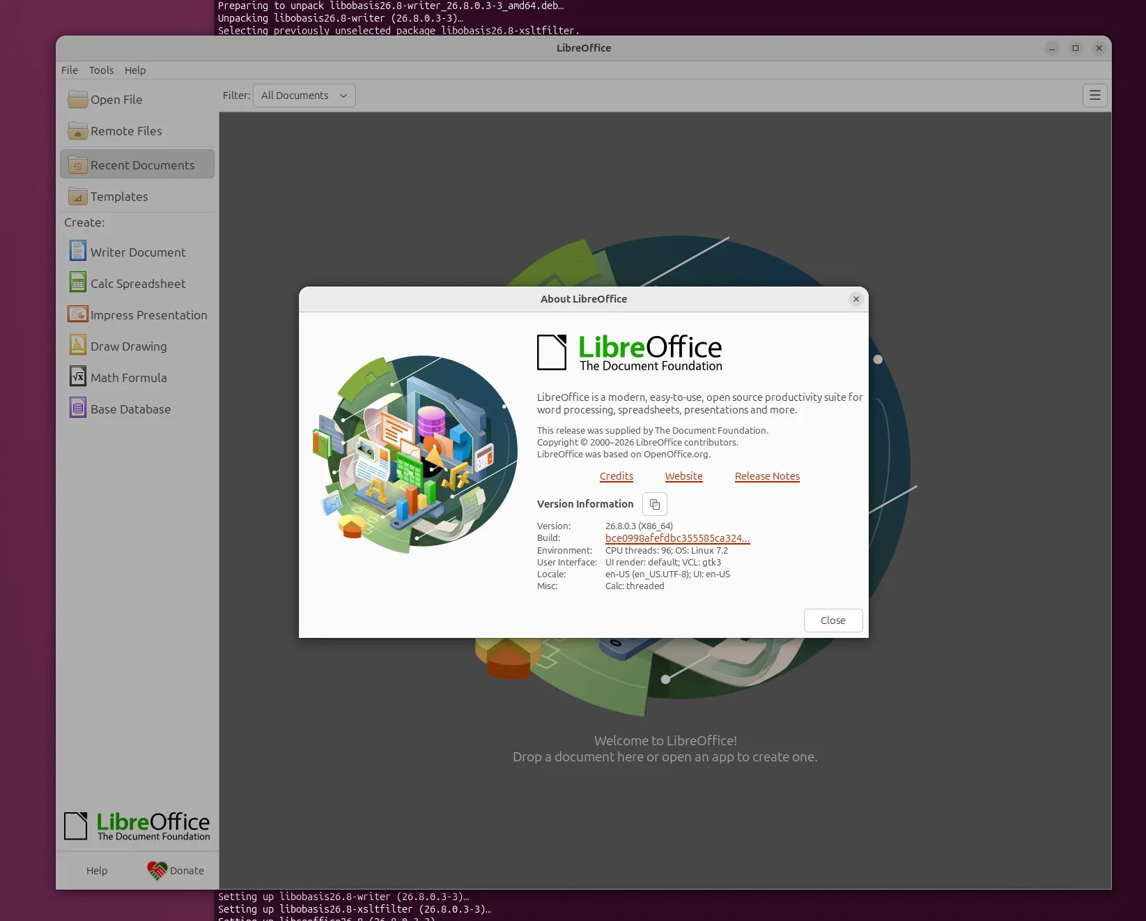 LibreOffice 26.8 release