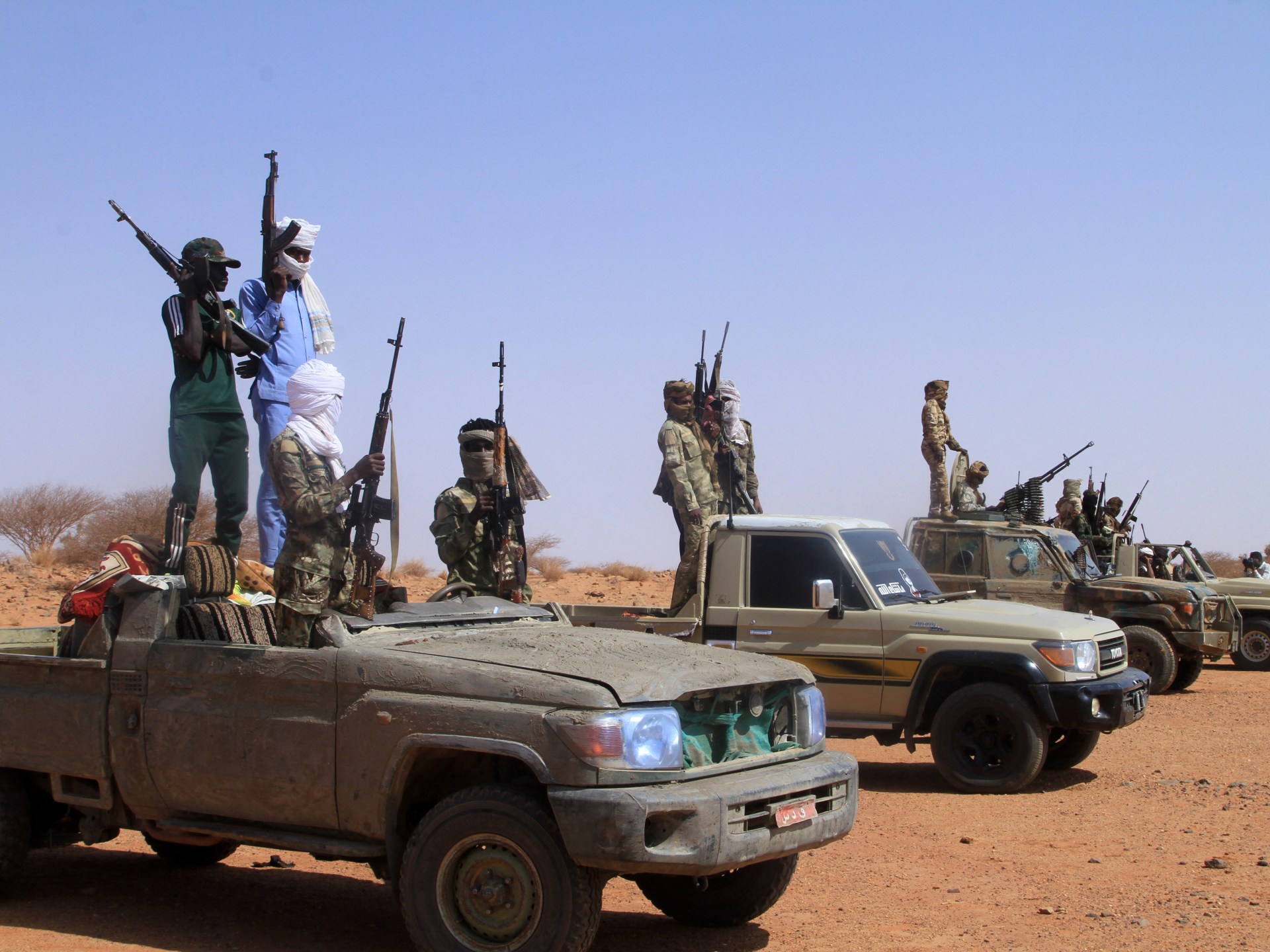 Sudan conflict zone