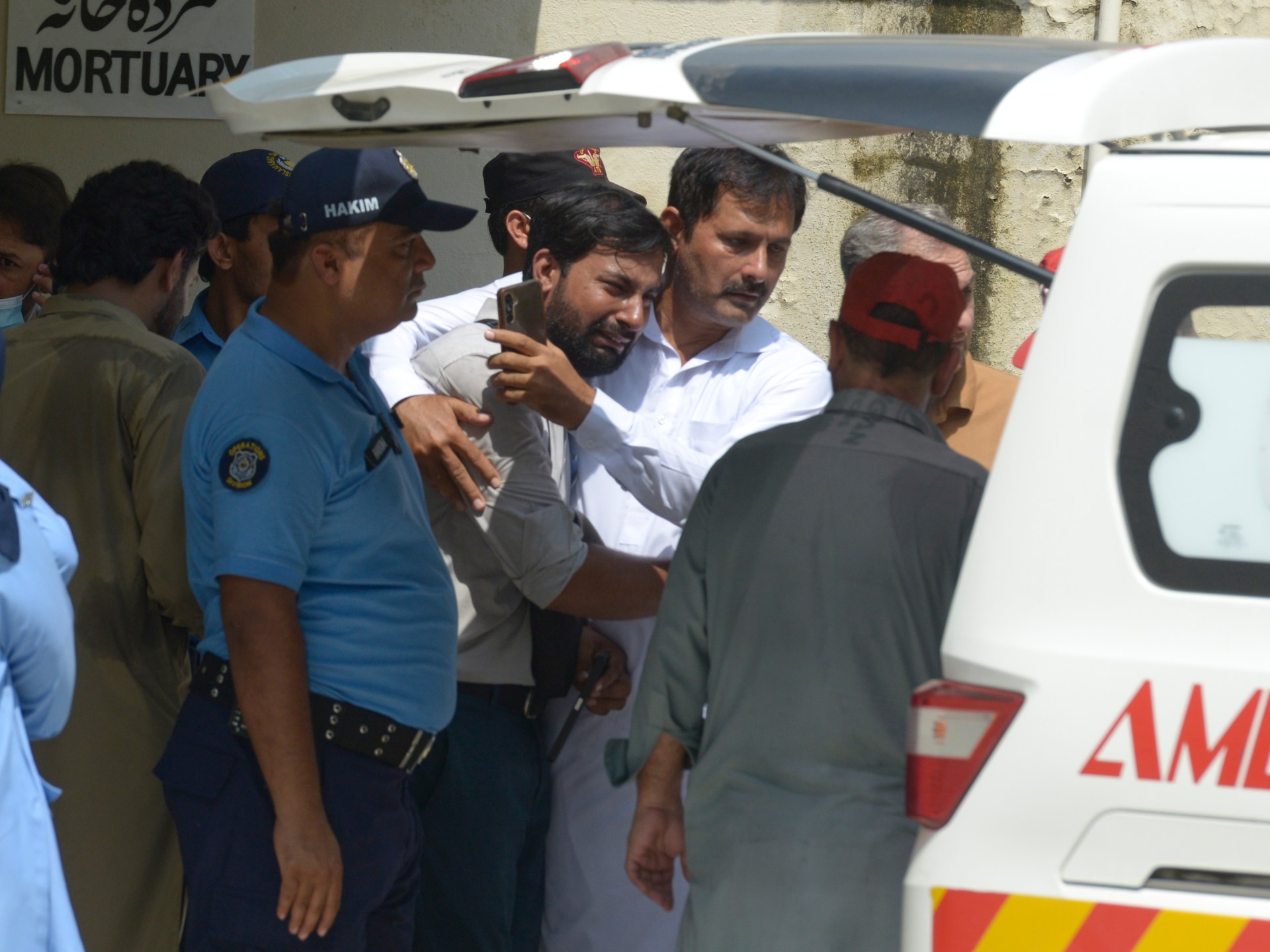 Pakistan hospital fire emergency response