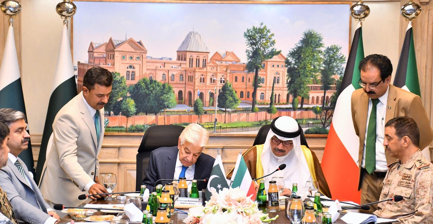 Pakistan Kuwait defense agreement ceremony