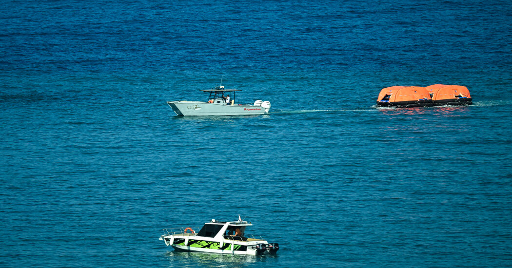 Cyprus ferry disaster rescue operations