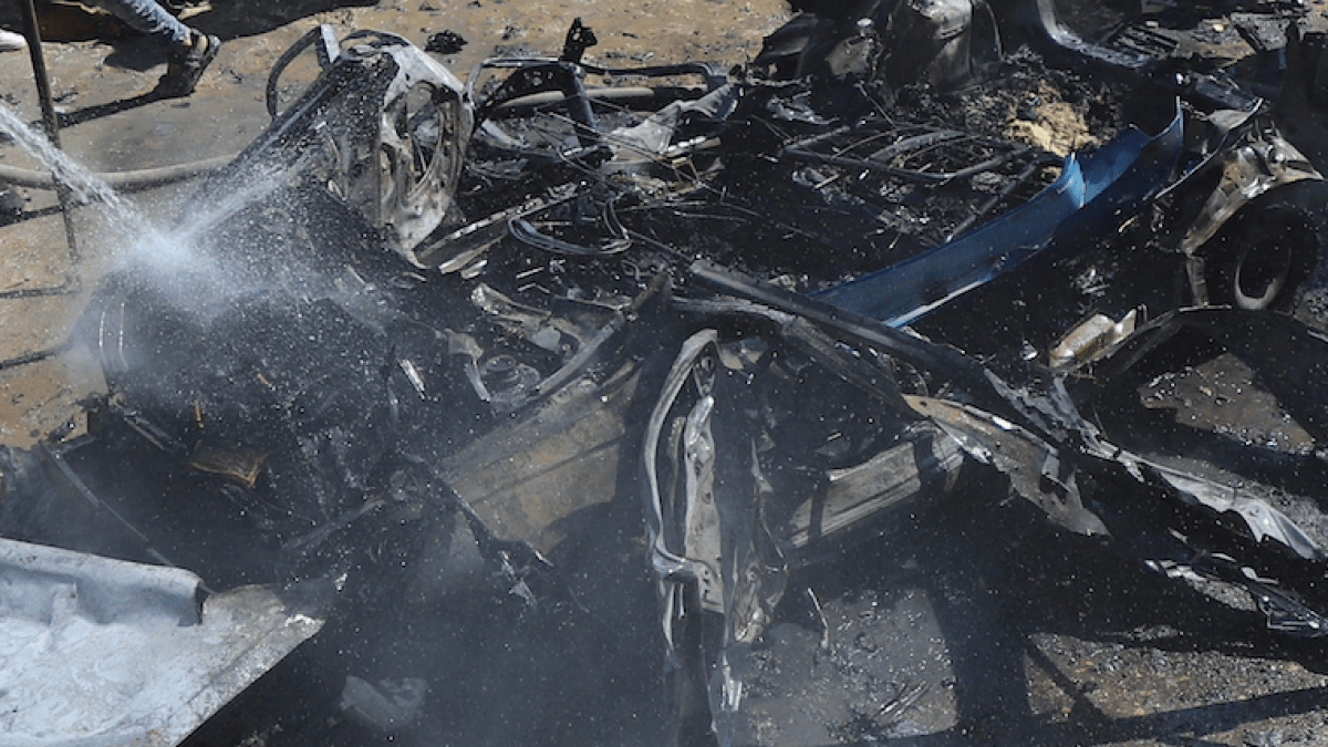 Palestinian casualties from Israeli strikes in Gaza City
