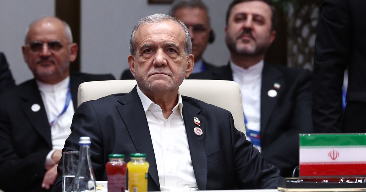 Iranian President Pezeshkian addresses SCO summit in Bishkek