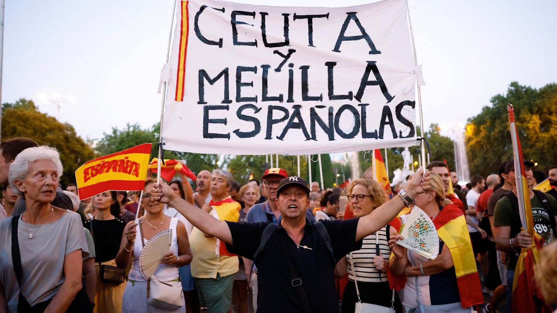 Ceuta migration protests in Spain
