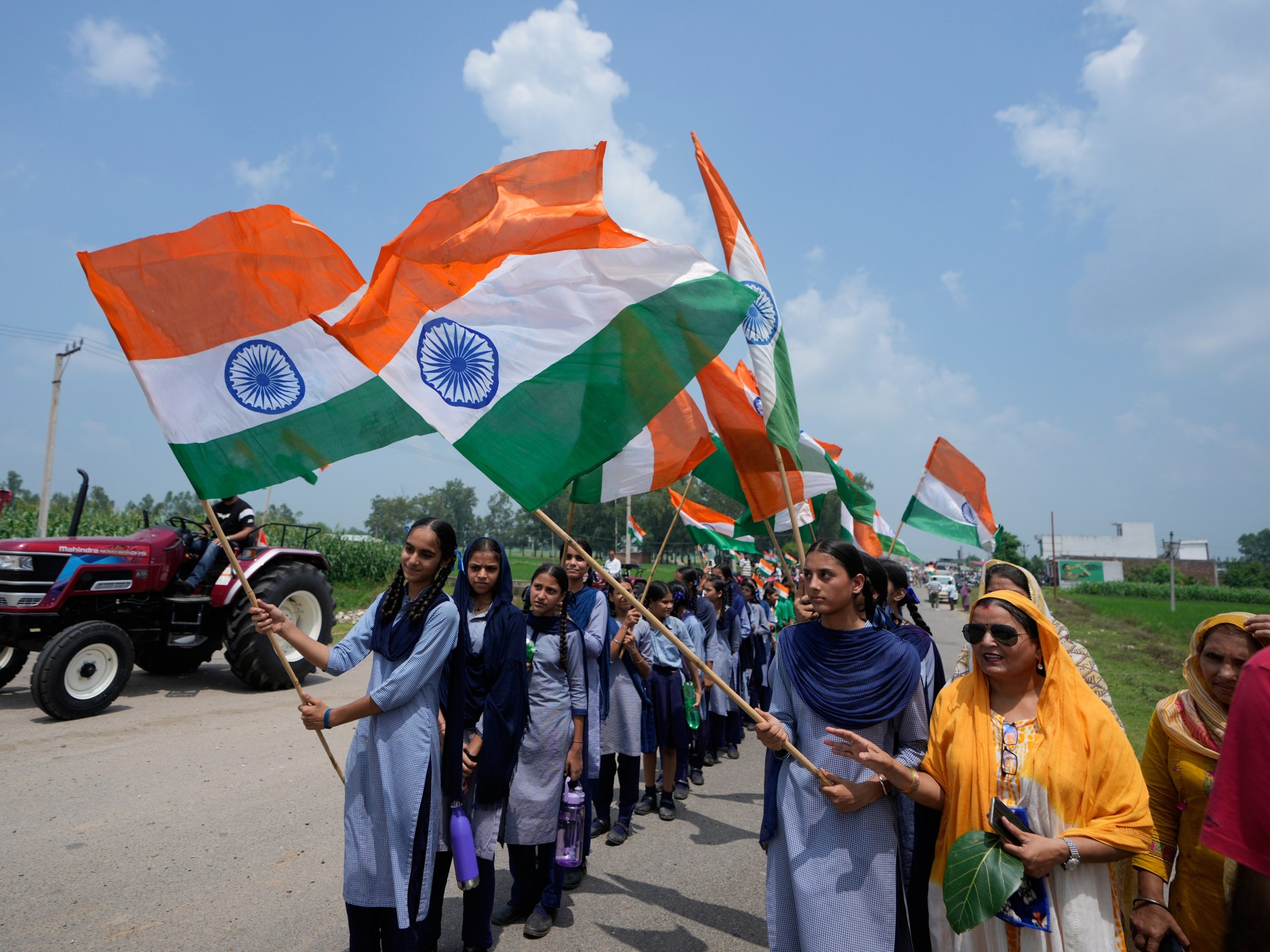 Indian students protest for education reform