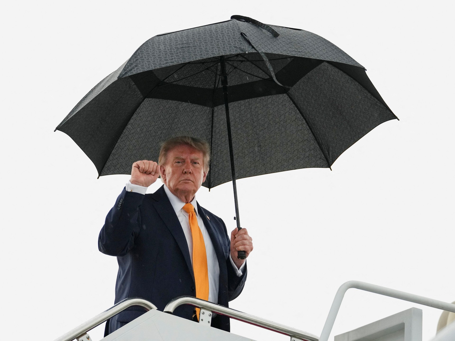 President Trump at a campaign event in 2026