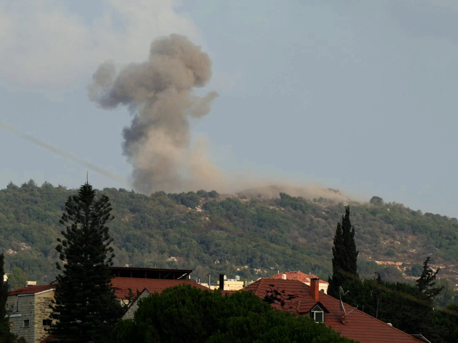 Ali al-Taher ridge territory in Lebanon claimed by Israel