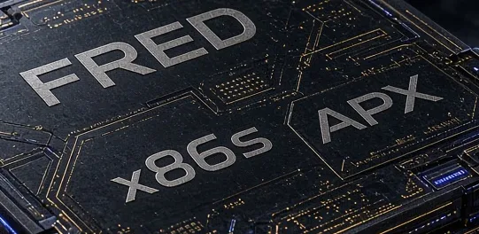 Advanced x86 processor architecture diagram