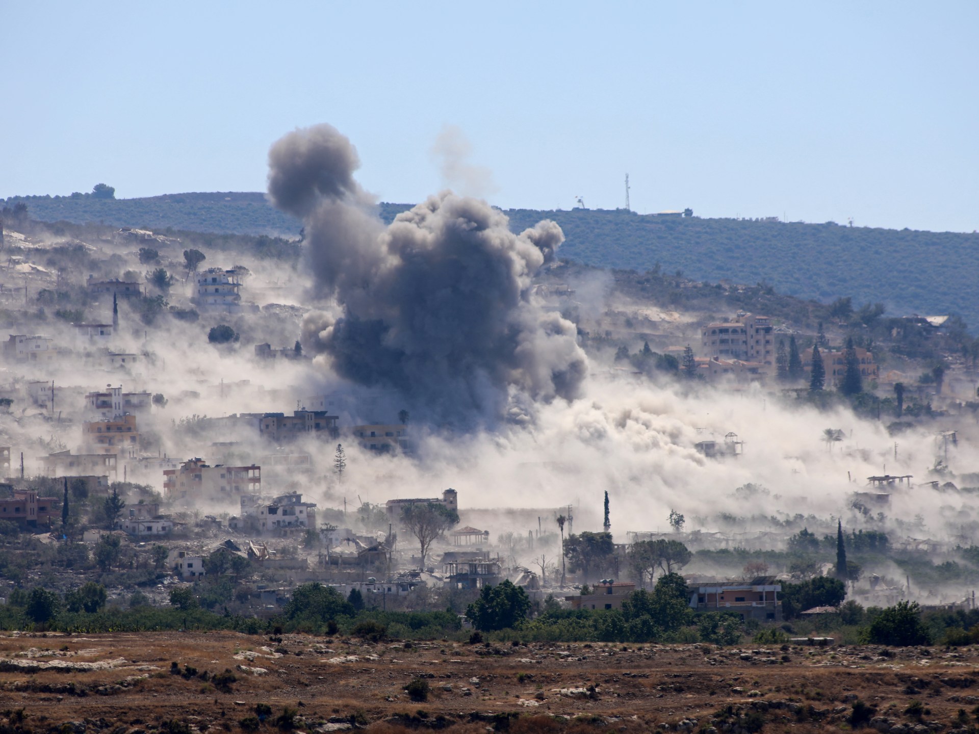 Explosions in southern Lebanon