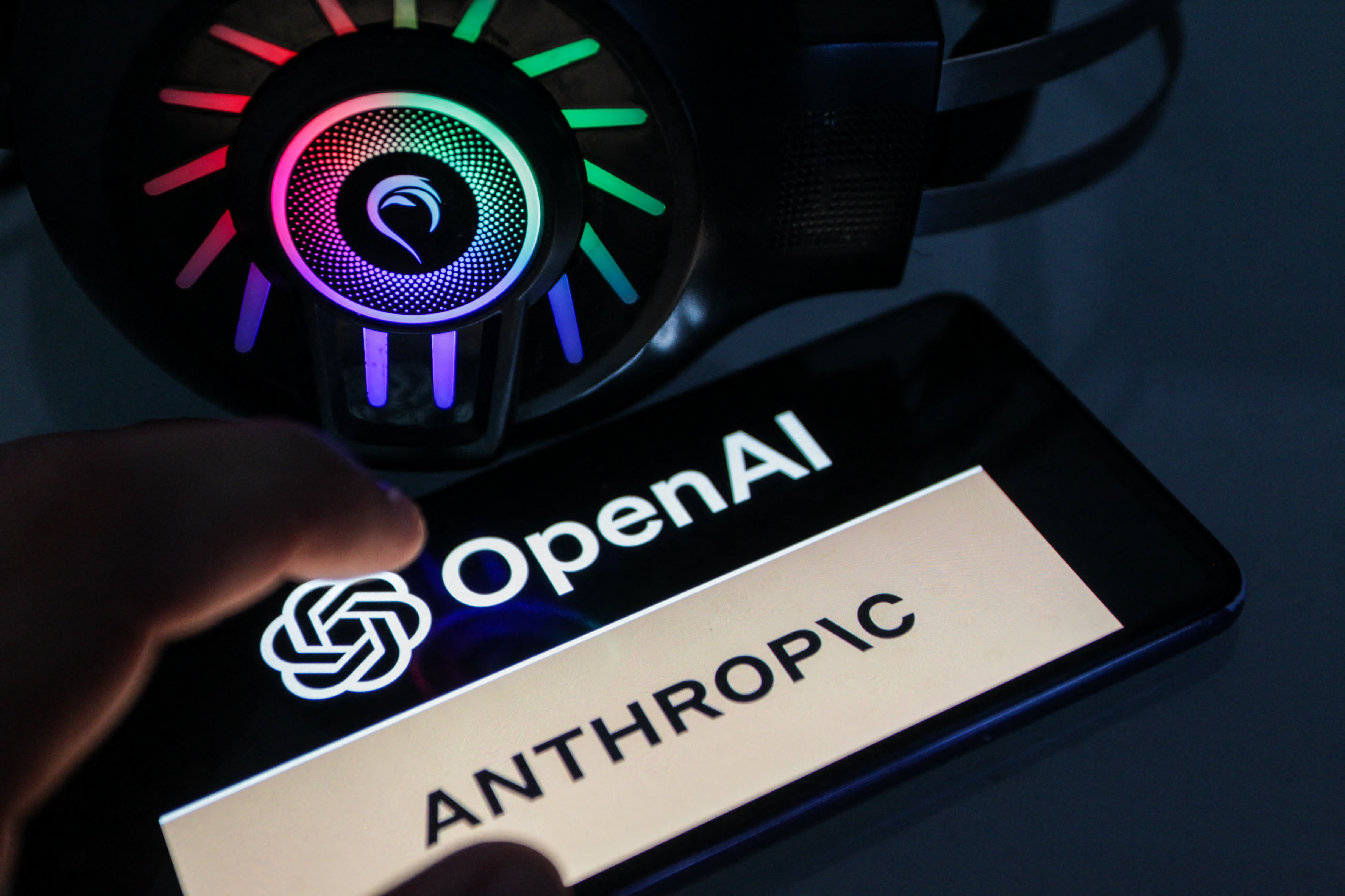 A data centre housing artificial intelligence computing hardware