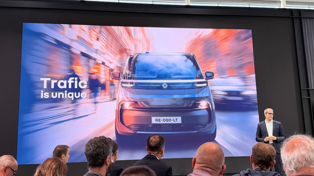 Renault Trafic Van E-Tech electric at IAA Transportation 2026
