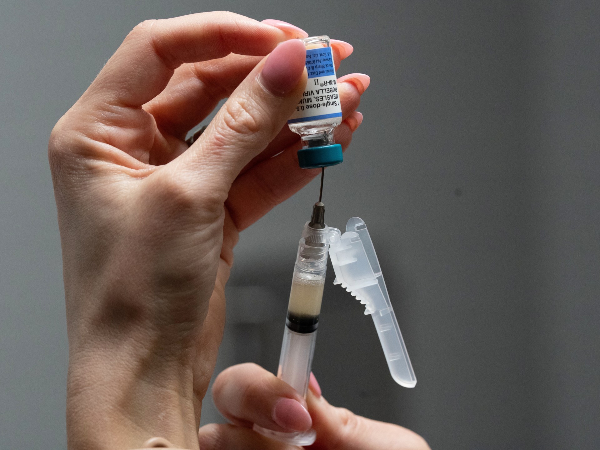Measles vaccination supplies in the United States