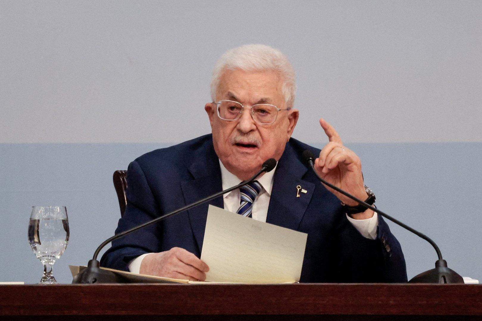 Palestinian President Mahmoud Abbas barred from the UN General Assembly