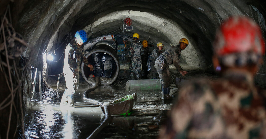 Flood damage in Nepal