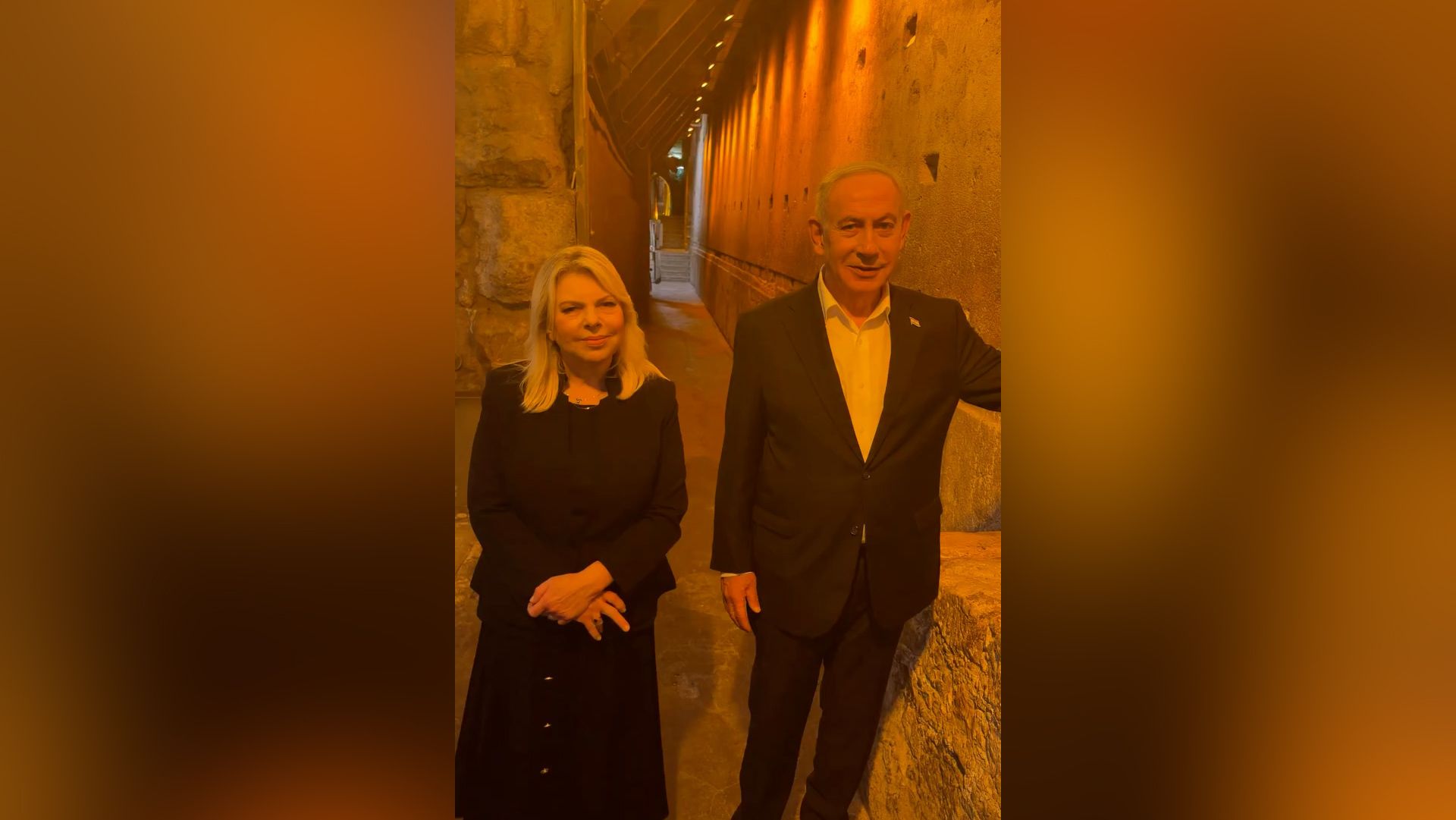 Israeli PM Netanyahu visits tunnels beneath Al-Aqsa Mosque compound