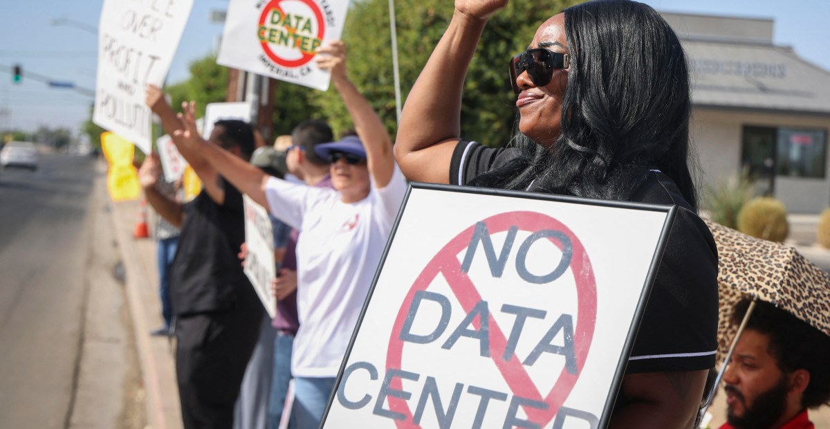 Data center protest in Imperial, California